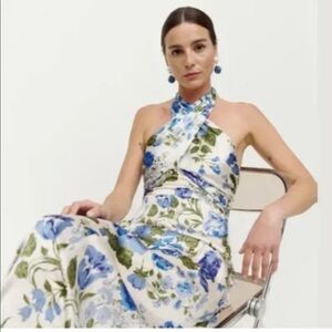 Reformation Veria Dress in Luca Blue